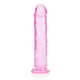 Realistischer Dildo gerade mit Saugfuß Pink 20 x Ø 4 cm