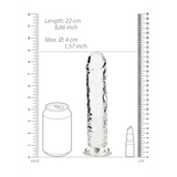 Realistischer Dildo gerade mit Saugfuß Pink 20 x Ø 4 cm