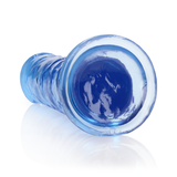 Realistischer Dildo gerade mit Saugfuß Blau 23 x Ø 4,5 cm