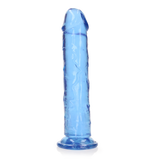 Realistischer Dildo gerade mit Saugfuß Blau 23 x Ø 4,5 cm