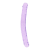 Doppeldildo realistisch Violett 34 x Ø 3,5 cm
