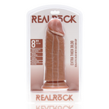 Realistischer Dildo extra dick gerade ohne Hoden Hautfarbe 20,3 x Ø 6,6 cm