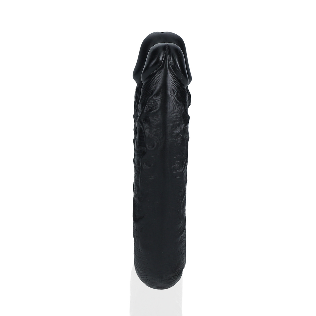Doppeldildo U-förmig Schwarz 12,7 x Ø 3,2 cm