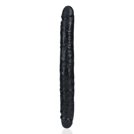 Dildo Slim doppelendig Schwarz 30,5 x Ø 3,8 cm