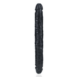 Dildo Slim doppelendig Schwarz 30,5 x Ø 3,8 cm