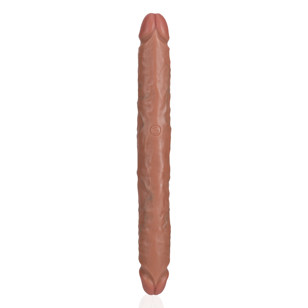 Dildo Slim doppelendig Schwarz 30,5 x Ø 3,8 cm