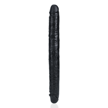 Dildo Slim doppelendig Schwarz 35,6 x Ø 3,8 cm