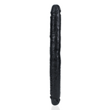 Dildo Slim doppelendig Schwarz 35,6 x Ø 3,8 cm
