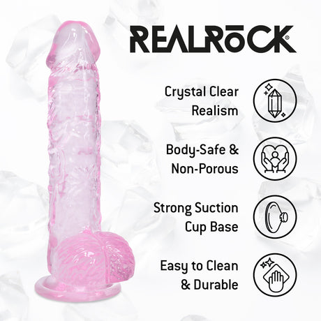 Realistischer Dildo mit Hoden 12,7 x Ø 2,8 cm