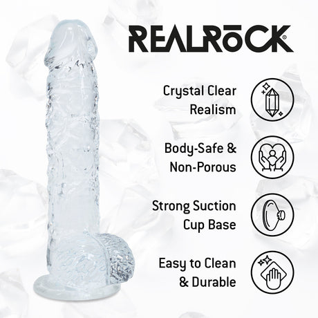 Realistischer Dildo mit Hoden 12,7 x Ø 2,8 cm