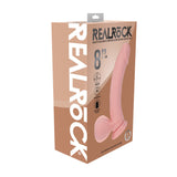 Vibrator Dual Density Flüssigsilikon gebogen mit Akku Hautfarbe 16,4 x Ø 4,1 cm