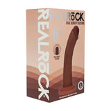 Realistischer Dildo RealRock Dual Density gebogen mit Saugfuß Braun 17,05 x 3,4 cm – Ansicht 2