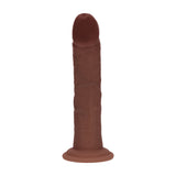 Realistischer Dildo RealRock Dual Density gebogen mit Saugfuß Braun 22,3 x 4,3 cm – Ansicht 3