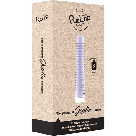 Vibrator Joplin texturiert Violett 15,5 cm