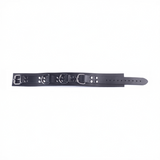 Lederhalsband Ultra Schwarz