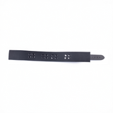 Lederhalsband Ultra Schwarz