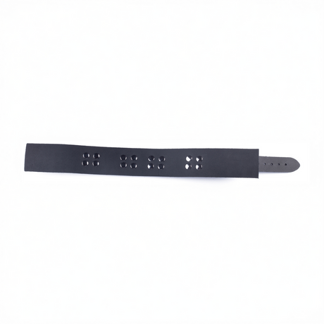 Lederhalsband Ultra Schwarz