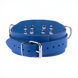 Lederhalsband Ultra Blau