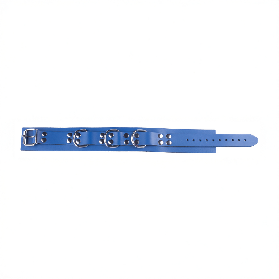 Lederhalsband Ultra Blau