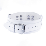 Lederhalsband Ultra Weiß