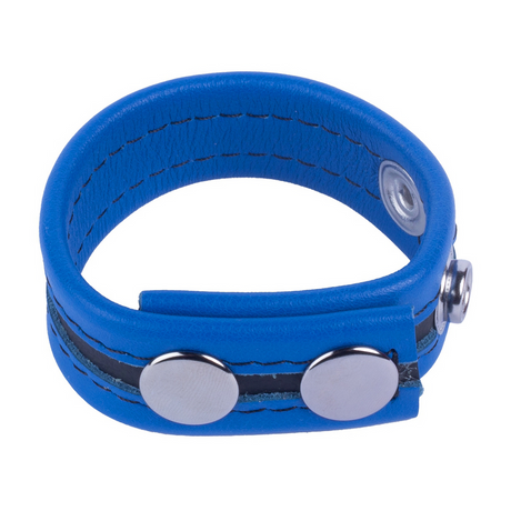 Penisring Tippy Leder Blau