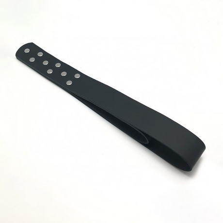 Leder-Doppelpaddel Schwarz 44,5 cm