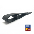 Leder-Doppelpaddel Schwarz 44,5 cm