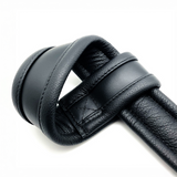 Leder-Handschellen für Suspension Schwarz