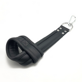 Leder-Handschellen für Suspension Schwarz