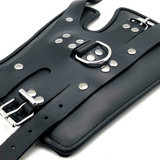 Leder-Handgelenkfesseln Deluxe für Suspension Schwarz