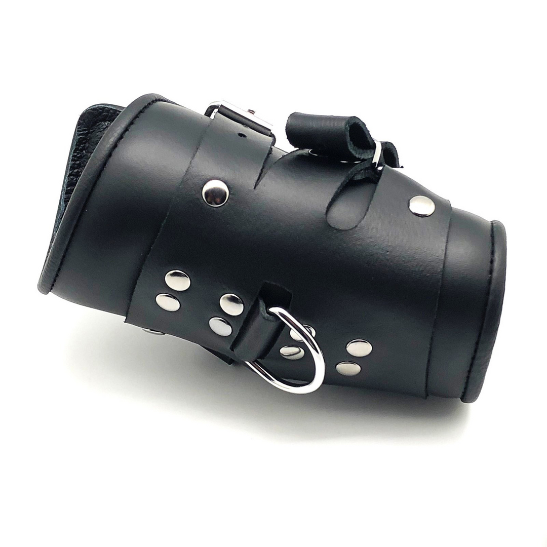 Leder-Handgelenkfesseln Deluxe für Suspension Schwarz