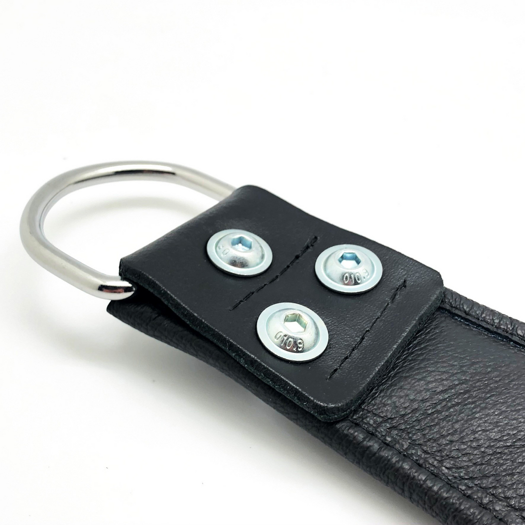 Leder-Aufhängungs-Handschellen Schwarz