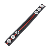 Penisring Leder verstellbar Rot