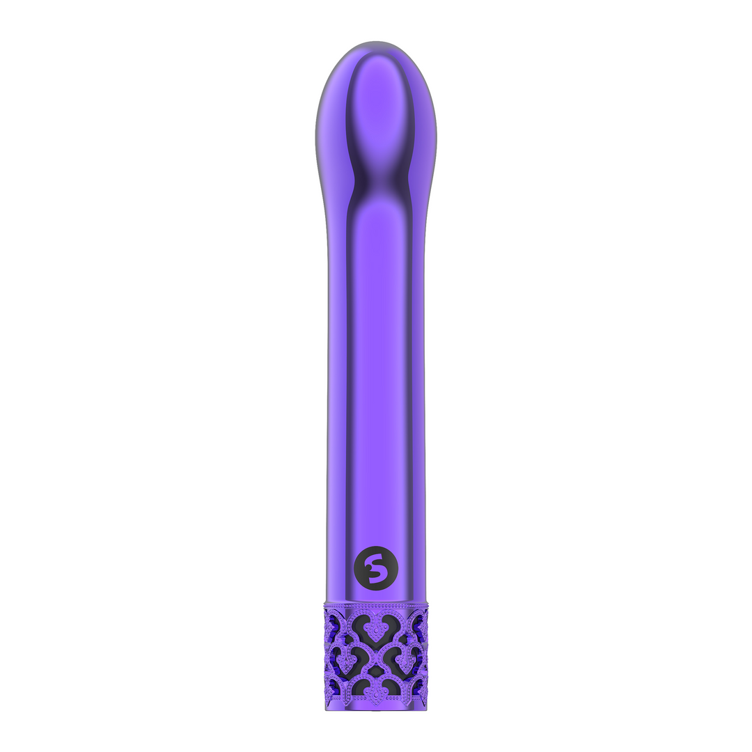 G-Punkt-Vibrator Juwel Violett 12 x Ø 1,8 cm