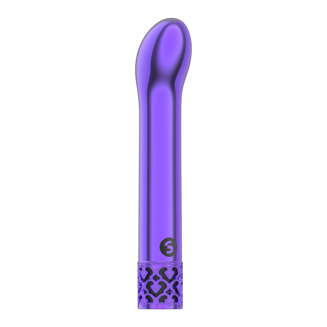 G-Punkt-Vibrator Juwel Violett 12 x Ø 1,8 cm