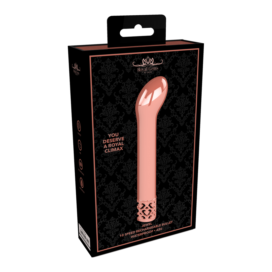 G-Punkt-Vibrator Juwel Violett 12 x Ø 1,8 cm