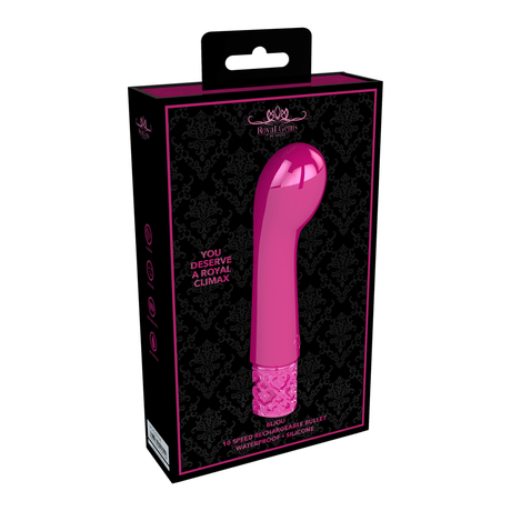 G-Punkt-Vibrator Bijou mit Akku Pink 12 x Ø 2,5 cm