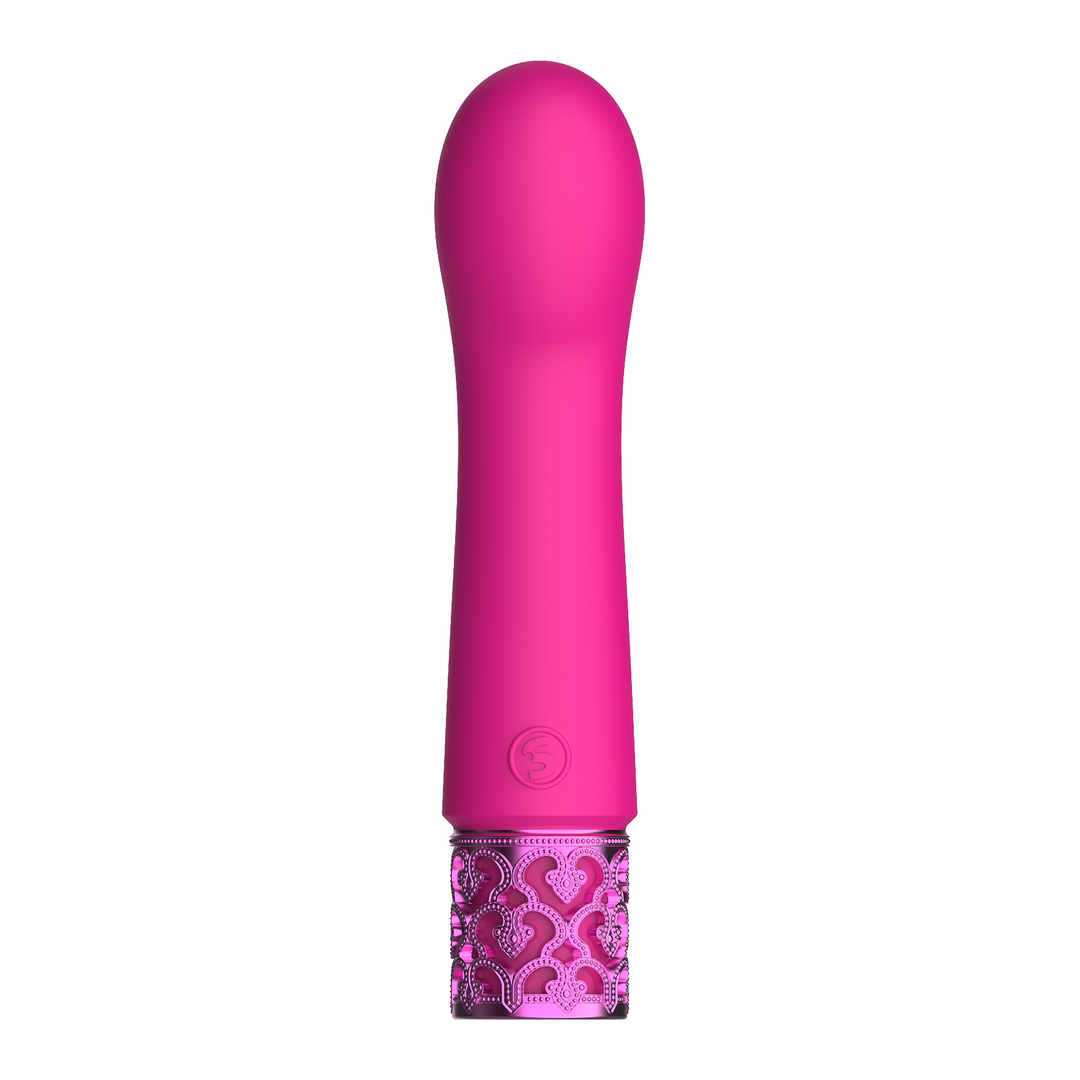 G-Punkt-Vibrator Bijou mit Akku Pink 12 x Ø 2,5 cm