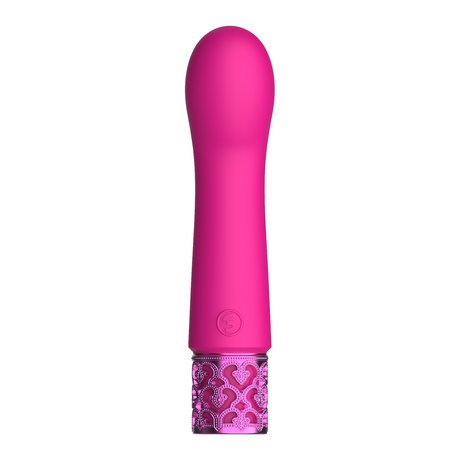 G-Punkt-Vibrator Bijou mit Akku Pink 12 x Ø 2,5 cm
