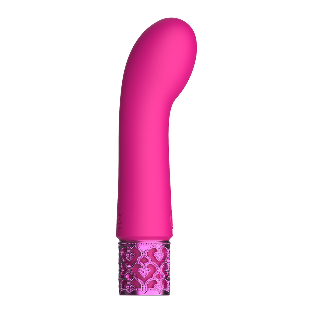 G-Punkt-Vibrator Bijou mit Akku Pink 12 x Ø 2,5 cm