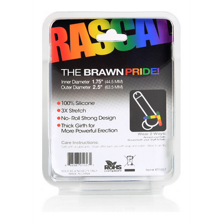 Penisring Brawn Pride Multicolor 1,7 cm