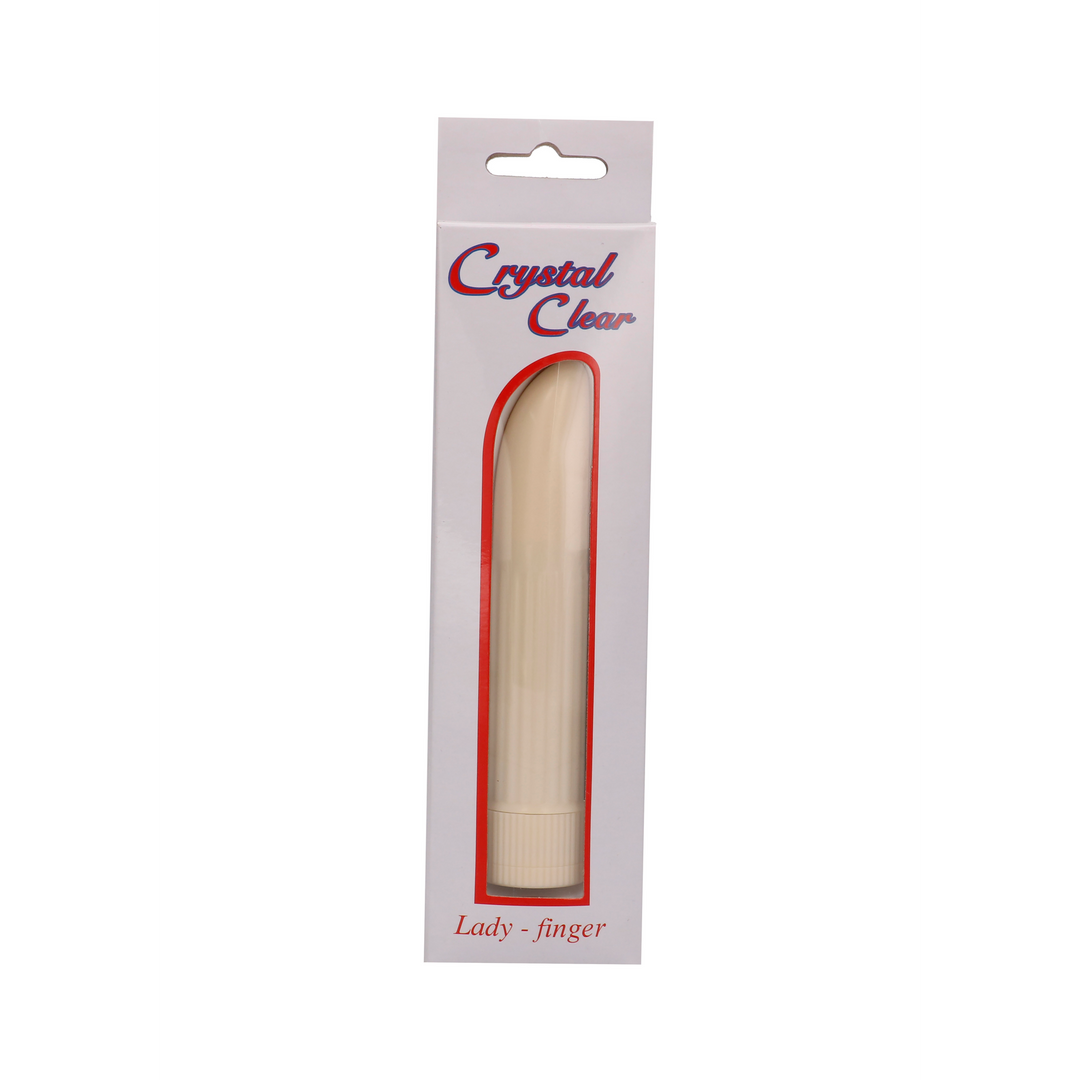 Fingervibrator Dame Weiß 13 x Ø 2,2 cm