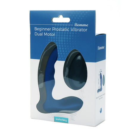 Prostata-Vibrator SinsFactory mit zwei Motoren Blau 11 x 2 cm – Ansicht 3