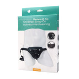 Harness SinsFactory universal mit drei Metallringen Schwarz – Ansicht 2