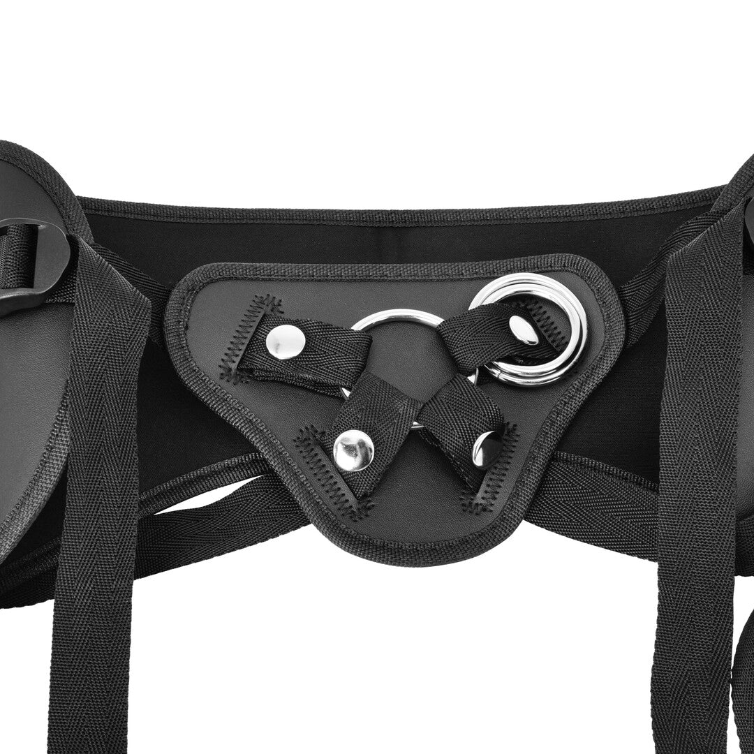 Harness SinsFactory universal mit drei Metallringen Schwarz
