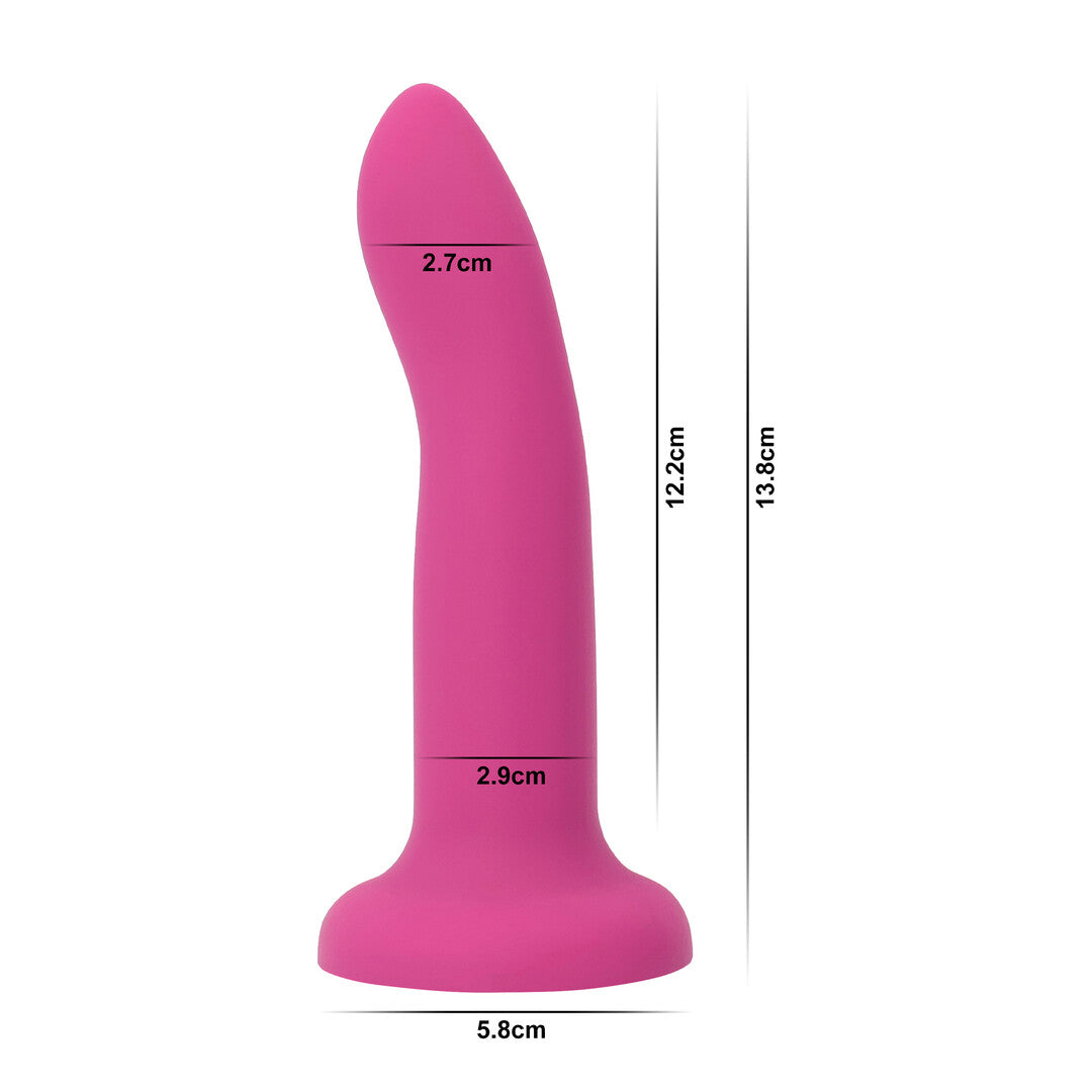 Dildo SinsFactory Stylish für Harnesse Fuchsia 13,6 x 2,8 cm – Ansicht 6