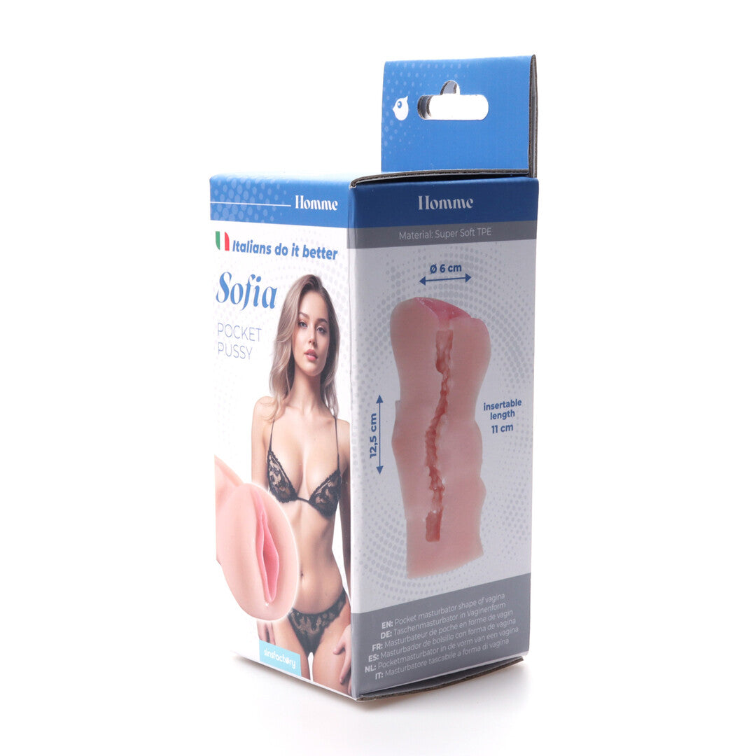 Masturbator SinsFactory Sofia kompakt Natur 12,5 x 6 cm – Ansicht 2