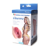 Masturbator SinsFactory Ginevra mit zwei Öffnungen Natur 15 x 10,5 cm – Ansicht 2