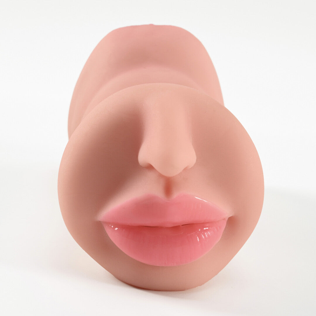 Masturbator SinsFactory Monica mit drei Öffnungen Natur 21 x 10 cm – Ansicht 5