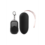 Vibro-Ei mit 10 Geschwindigkeiten und Fernbedienung Schwarz 8 x Ø 3,4 cm